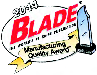 2014 Blade Manufacturing Quality Award